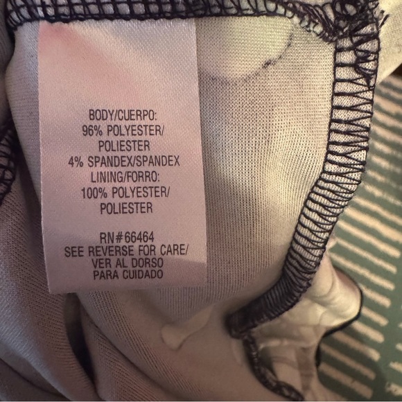 Sandra Darren Women’s Mint Green and Black Sheath Pleated Dress Size 12 - Picture 6 of 12